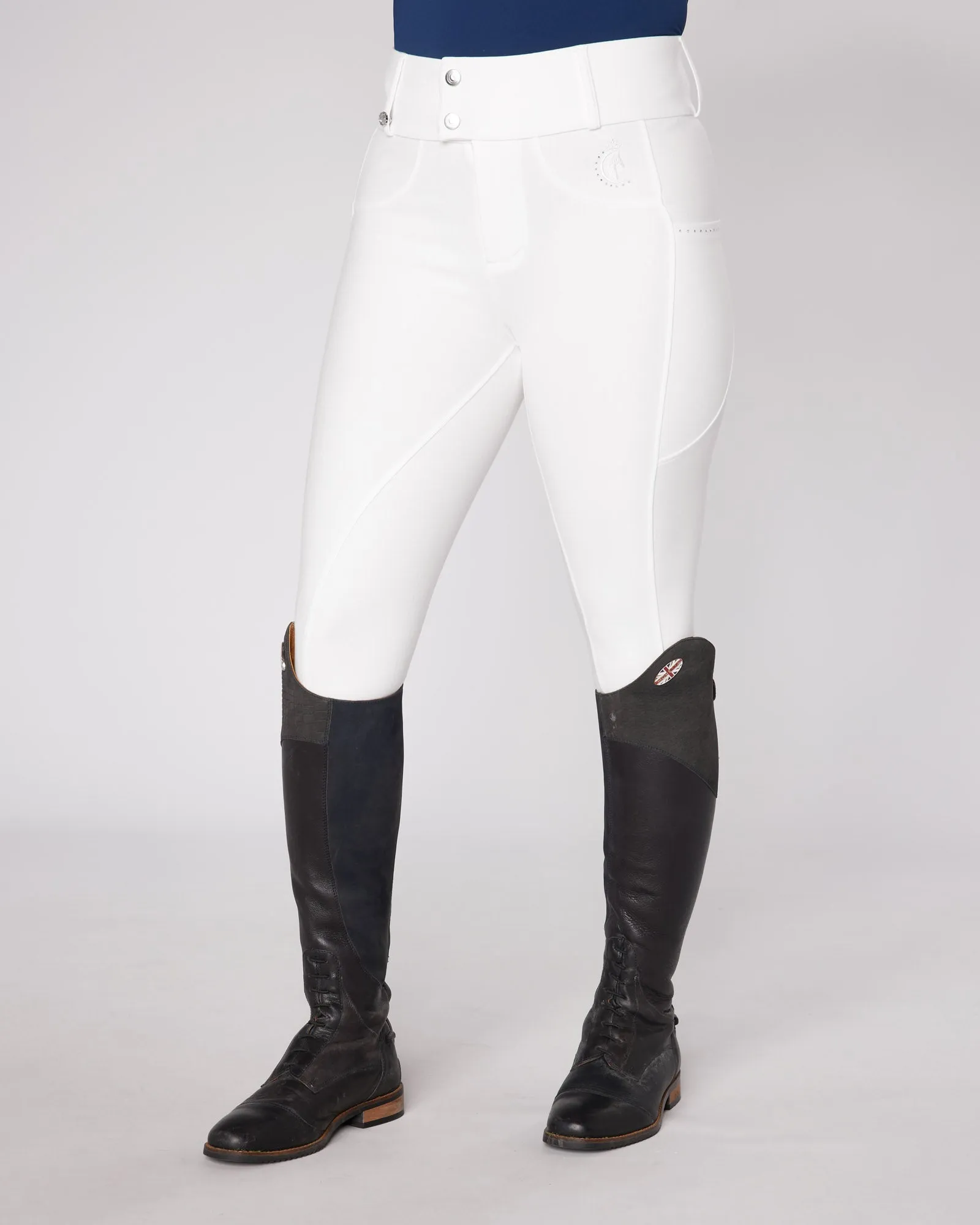 Premium Hybrid Breeches - PURE WHITE