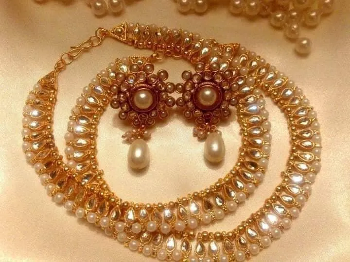 Pretty Anklets With Earrings Set #J4175