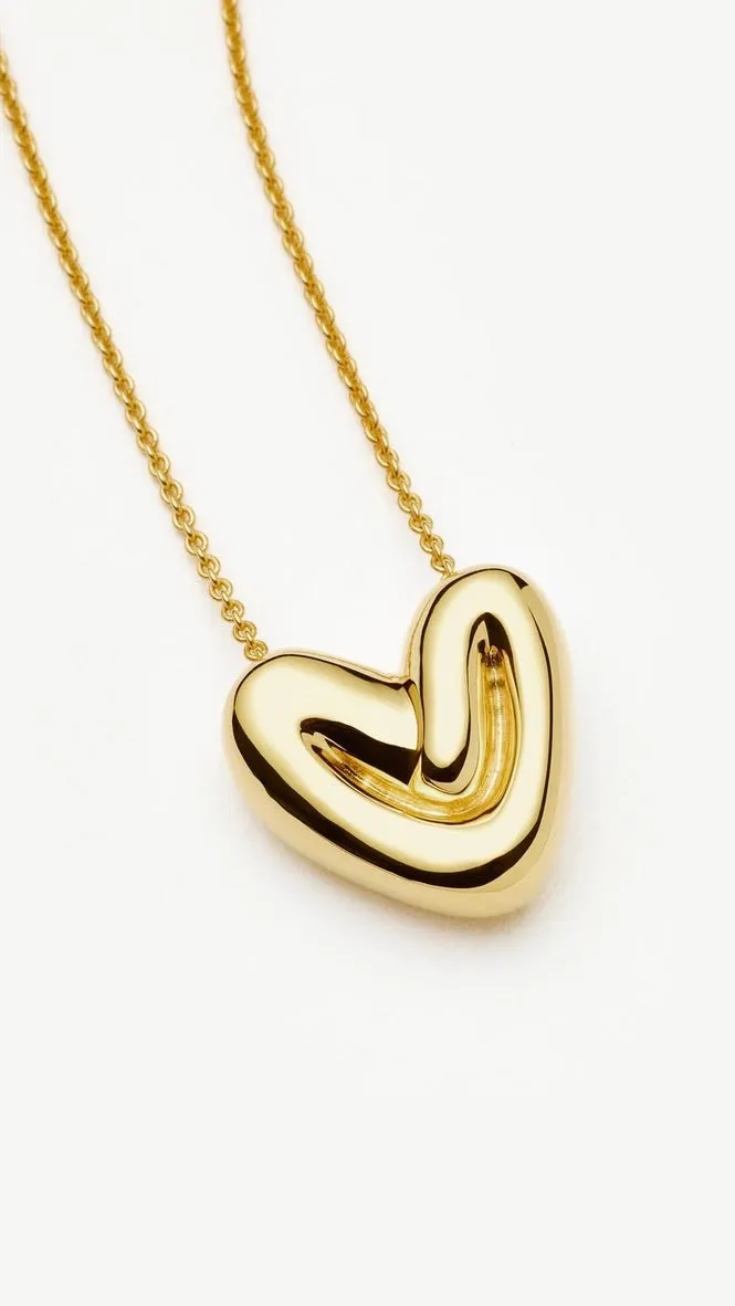 'Puffy Heart' Pendant Necklace