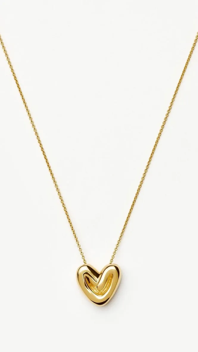 'Puffy Heart' Pendant Necklace