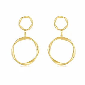 "Hanging Hoops" Earrings
