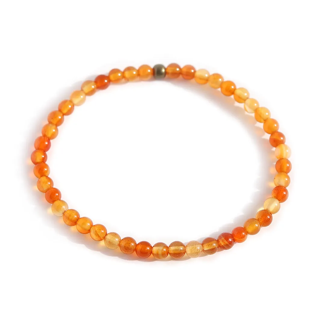 "Vitality" Carnelian Delicate Bracelet