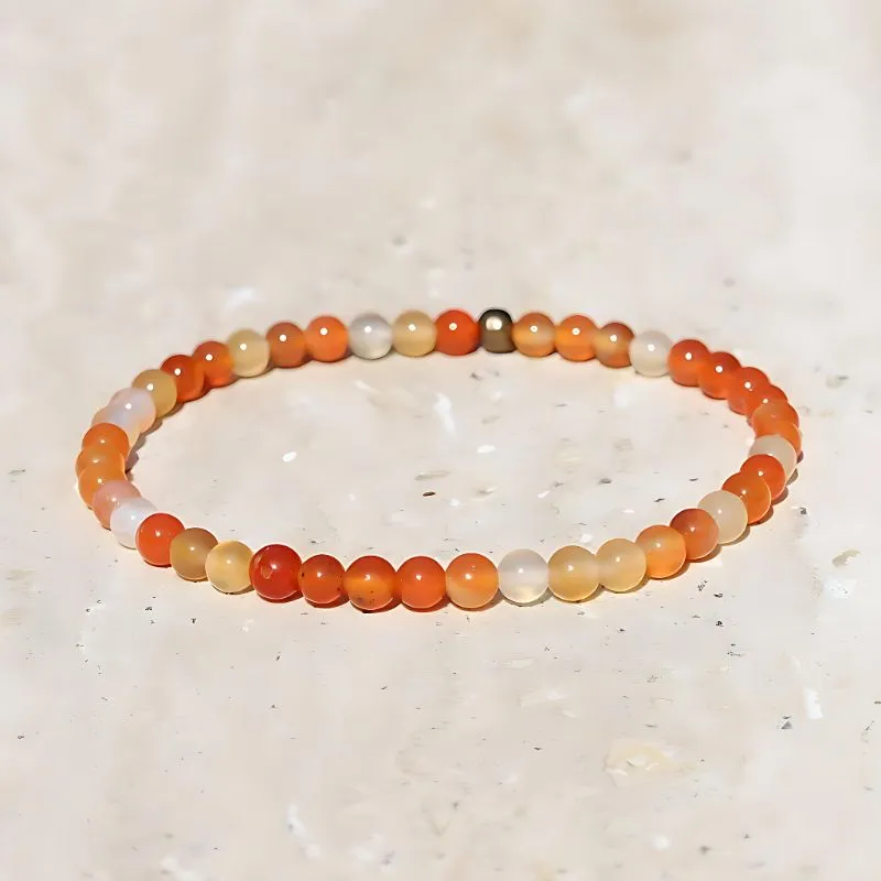 "Vitality" Carnelian Delicate Bracelet