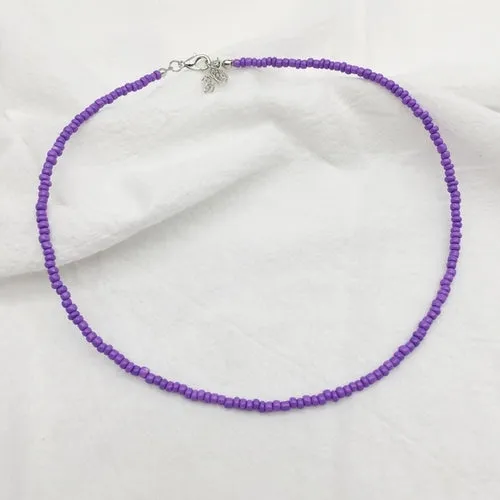 Rainbow Collection Festival Bead Necklaces