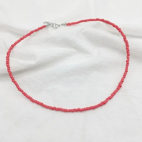 Rainbow Collection Festival Bead Necklaces