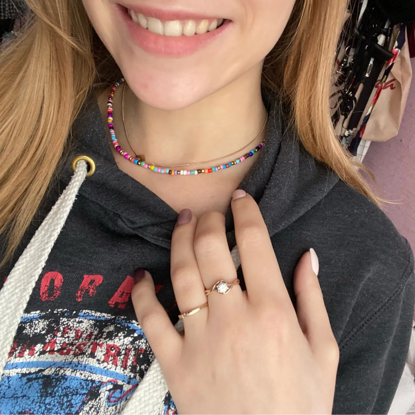 Rainbow Collection Festival Bead Necklaces