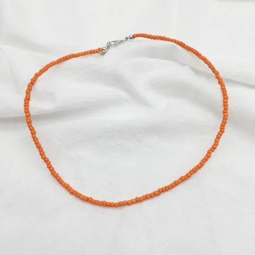 Rainbow Collection Festival Bead Necklaces