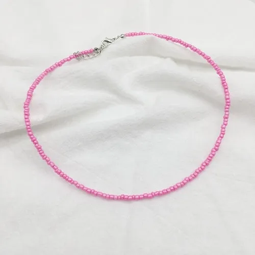 Rainbow Collection Festival Bead Necklaces