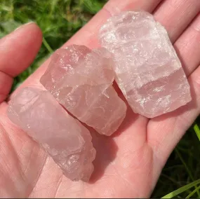 Raw Rose Quartz Chunk