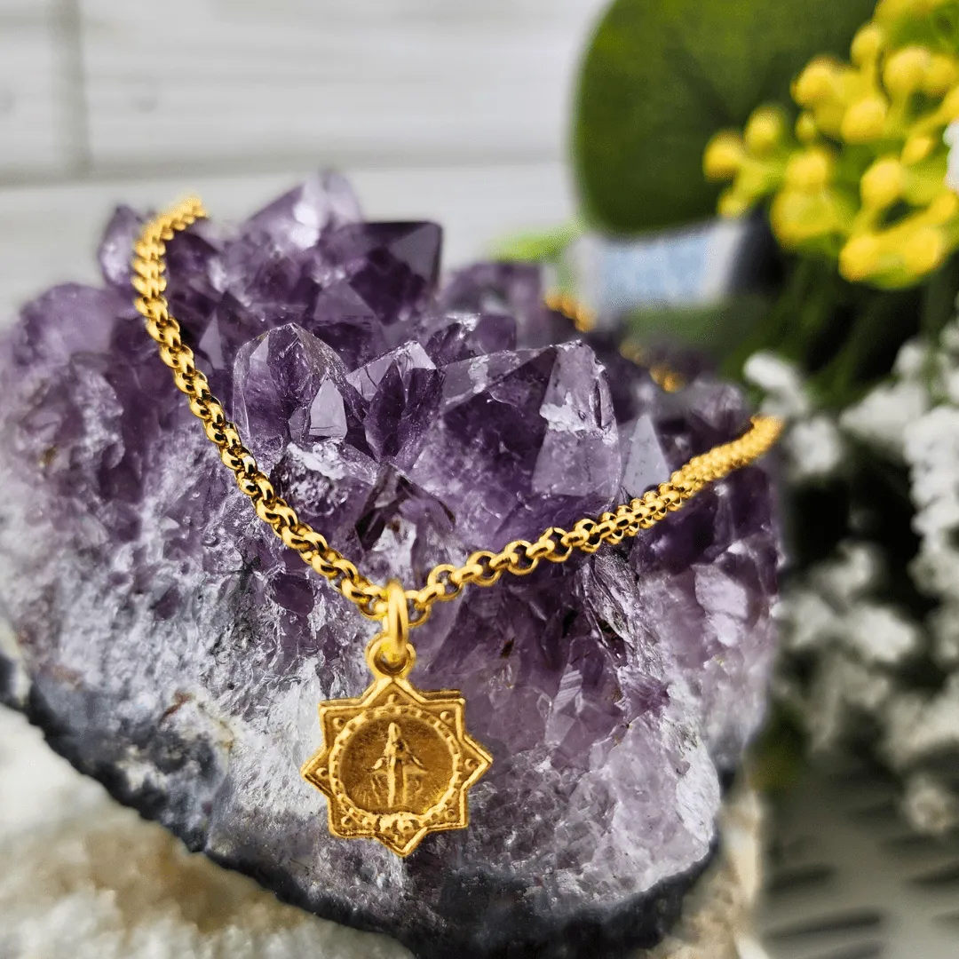 Rejoice Kiddos Necklace - Mary or Crucifix