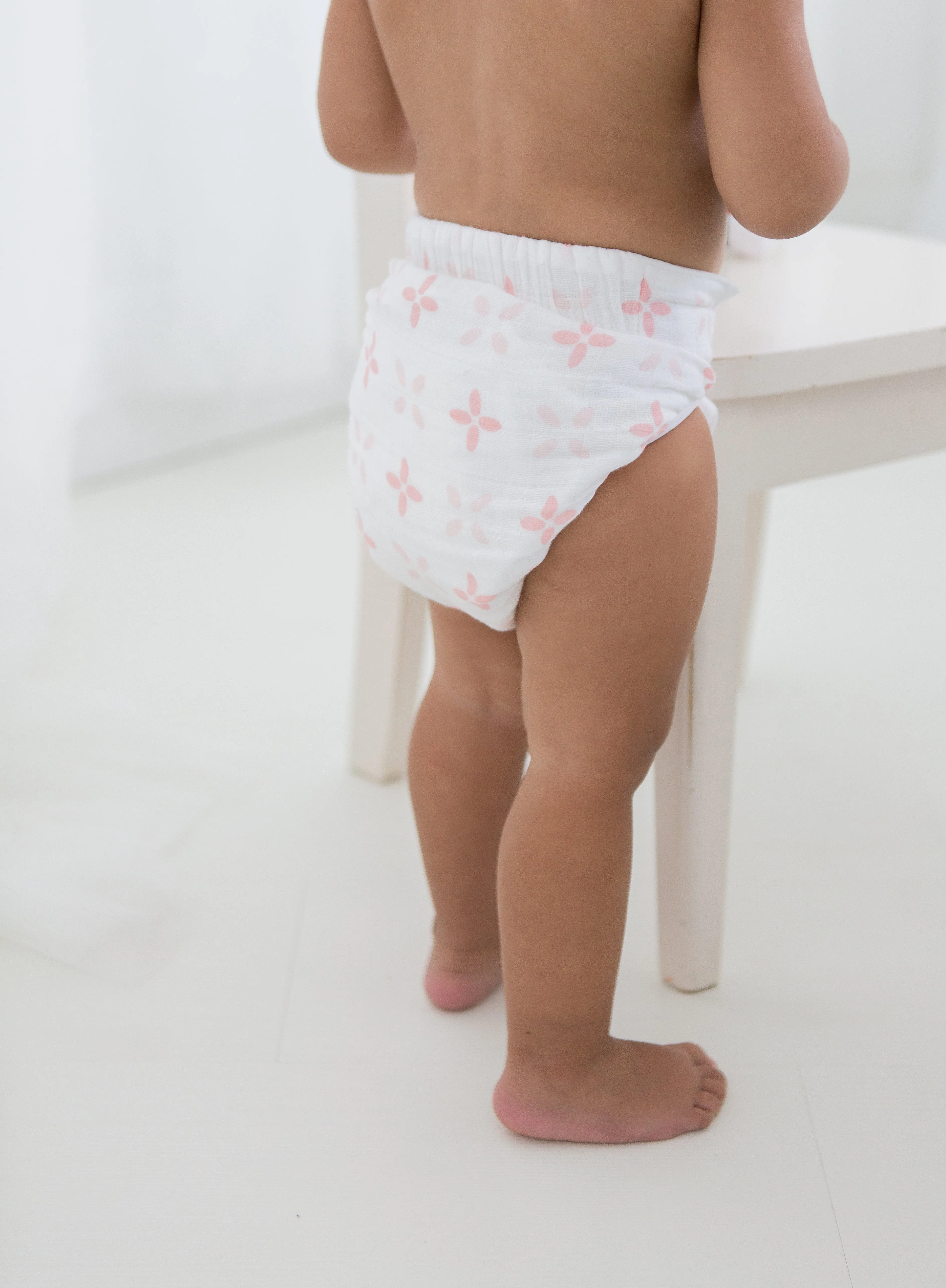 REUSABLE Inserts for Honest® Hybrid & Amazing Baby Hybrid Cloth Diaper Covers: 5 Tri-Fold Inserts   5 Boosters, Size 3-4 / Medium/Large