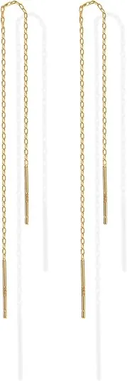 Rosalyn Threader Earrings - Gold