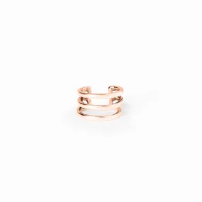 Rose Gold Triple Ear Cuff
