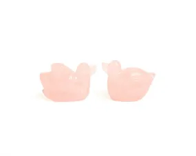 Rose Quartz Ducks