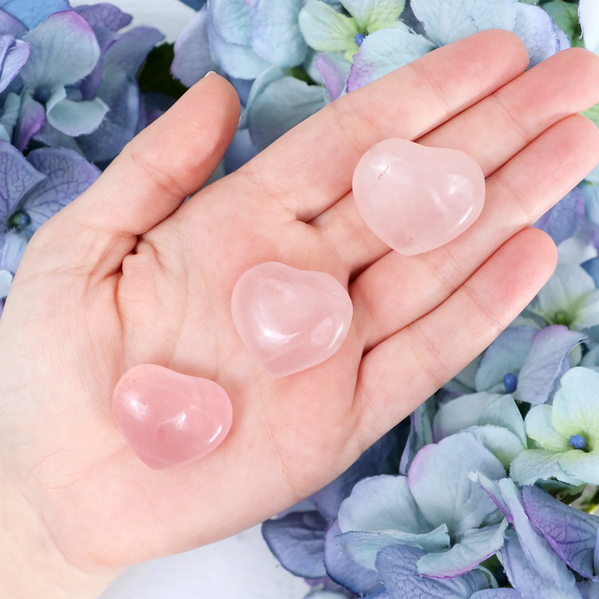 Rose Quartz Mini Heart