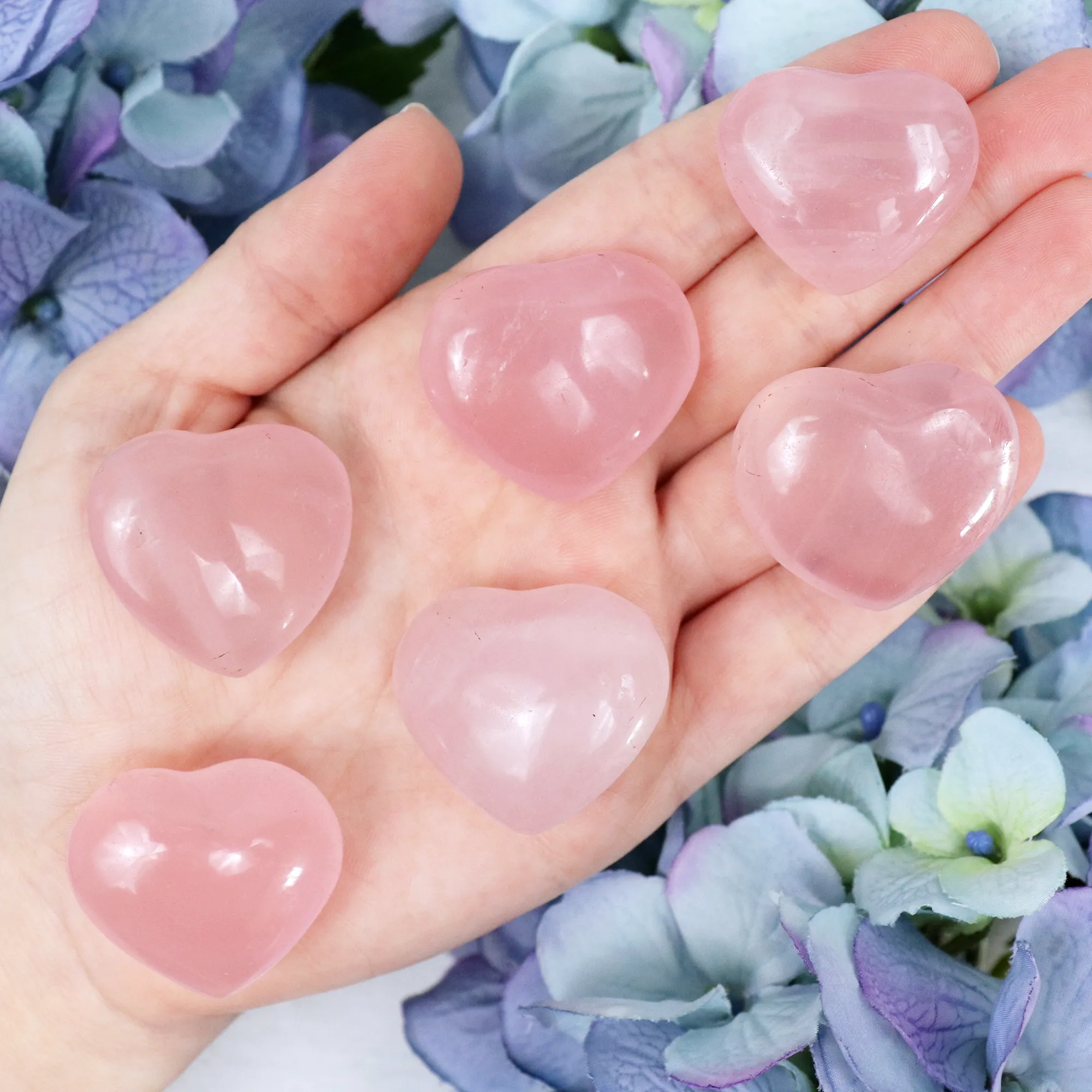 Rose Quartz Mini Heart
