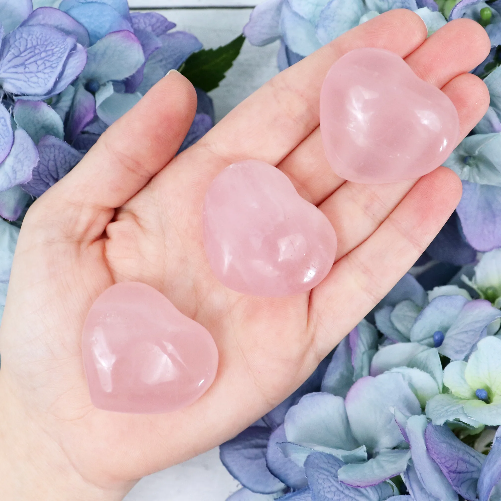 Rose Quartz Mini Heart
