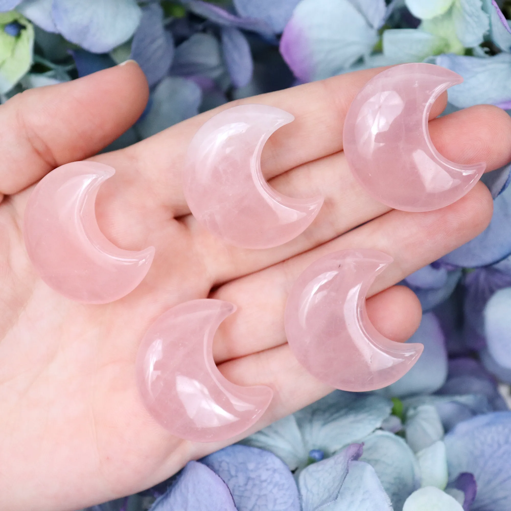Rose Quartz Mini Moon