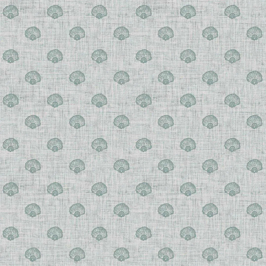Runswick Bay Wallpaper in Teal