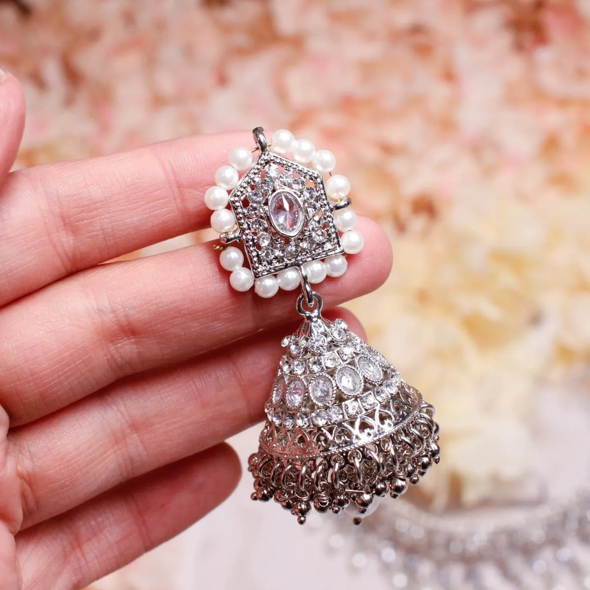 Saina Choker Set - Silver
