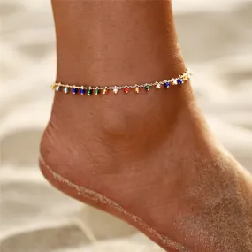 Save Ocean Animals Jewelry | Mermaid Tear Anklet