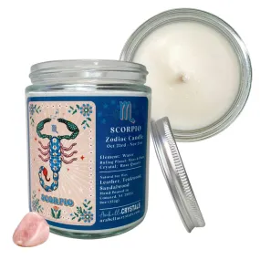 Scorpio Zodiac Jar Candle