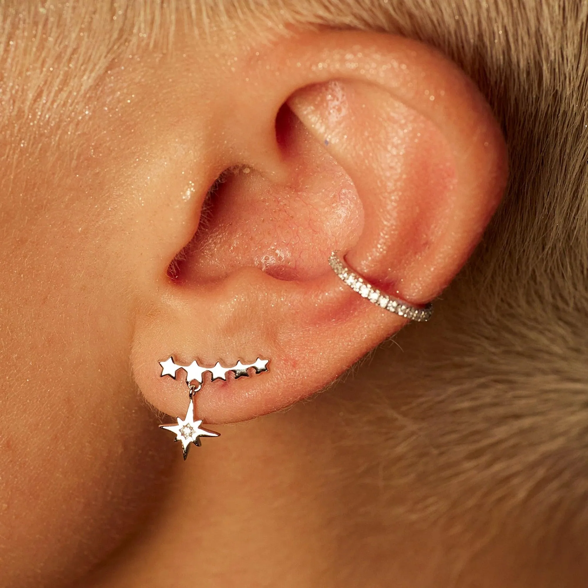 Scream Pretty Starburst Ear Climber Earrings