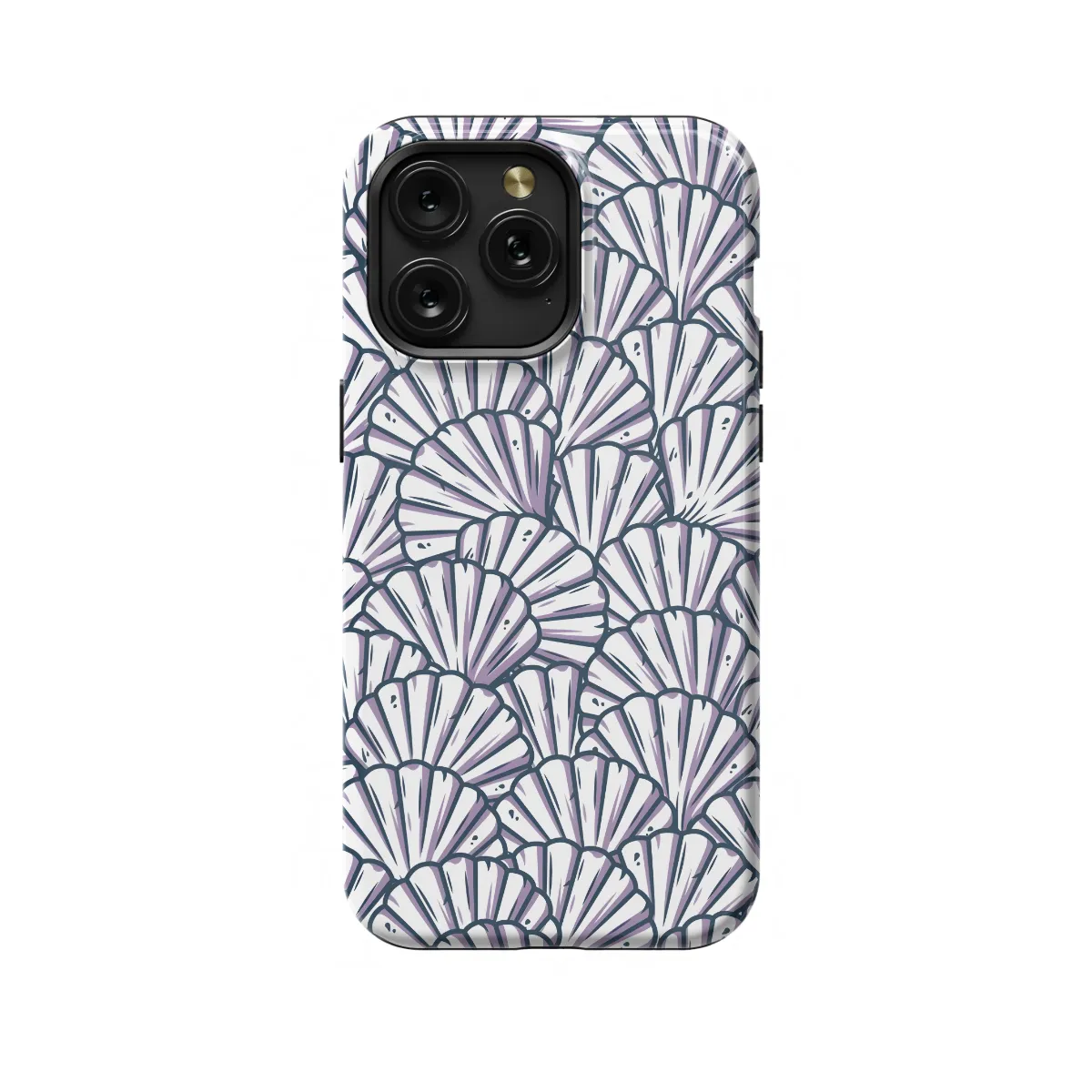 Seamless Sea Marine Seashell Phone Case iPhone Samsung Cover Pixel 1635