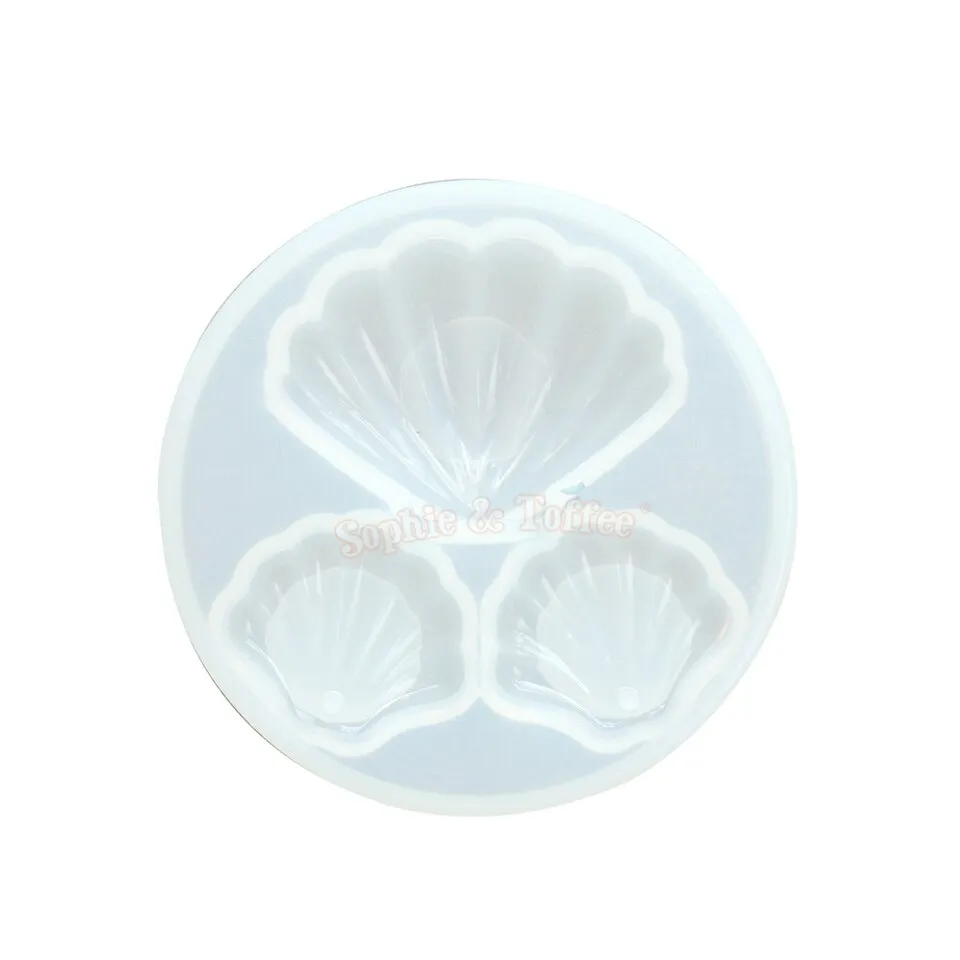 Seashell Charm Silicone Mold (3 pieces)