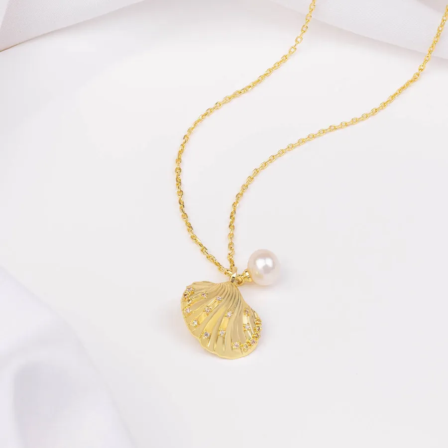 Seashell Gold Necklace