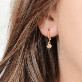 Seashell Hoop Earring