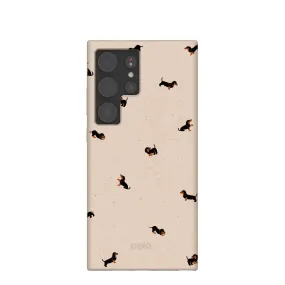 Seashell Lil Dachshunds Samsung Galaxy S24 Ultra Case