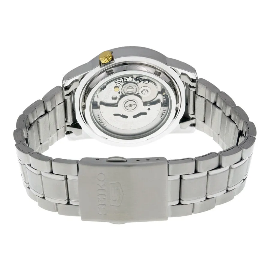 Seiko 5 Silver Stainless Steel Automatic Men's Watch SNKK09