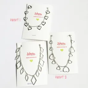 Silver Shapes Anklet