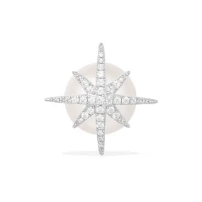 Single Météorites Earring with Pearl