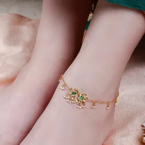Single Silver 92.5 Swan Anklet