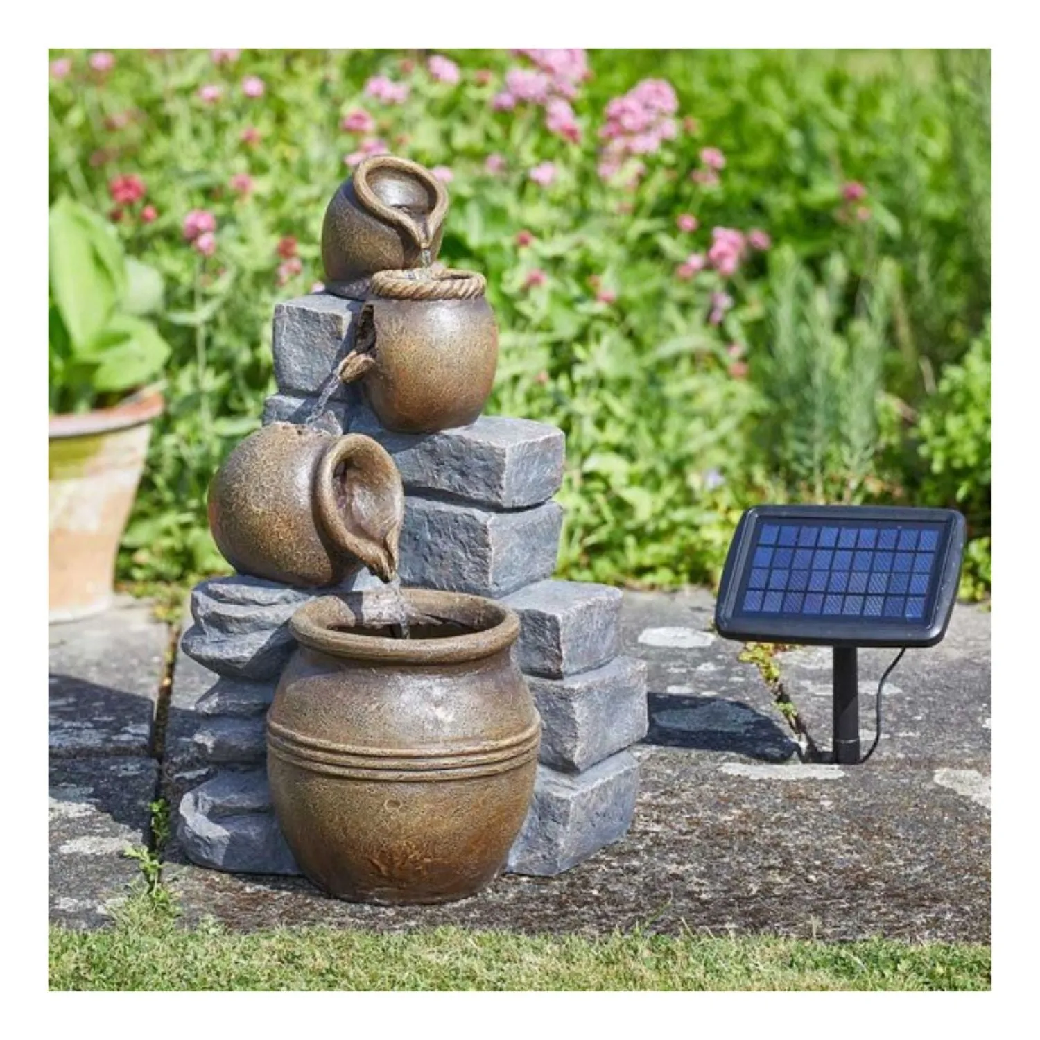 Smart Garden Pot Falls - Hybrid Power