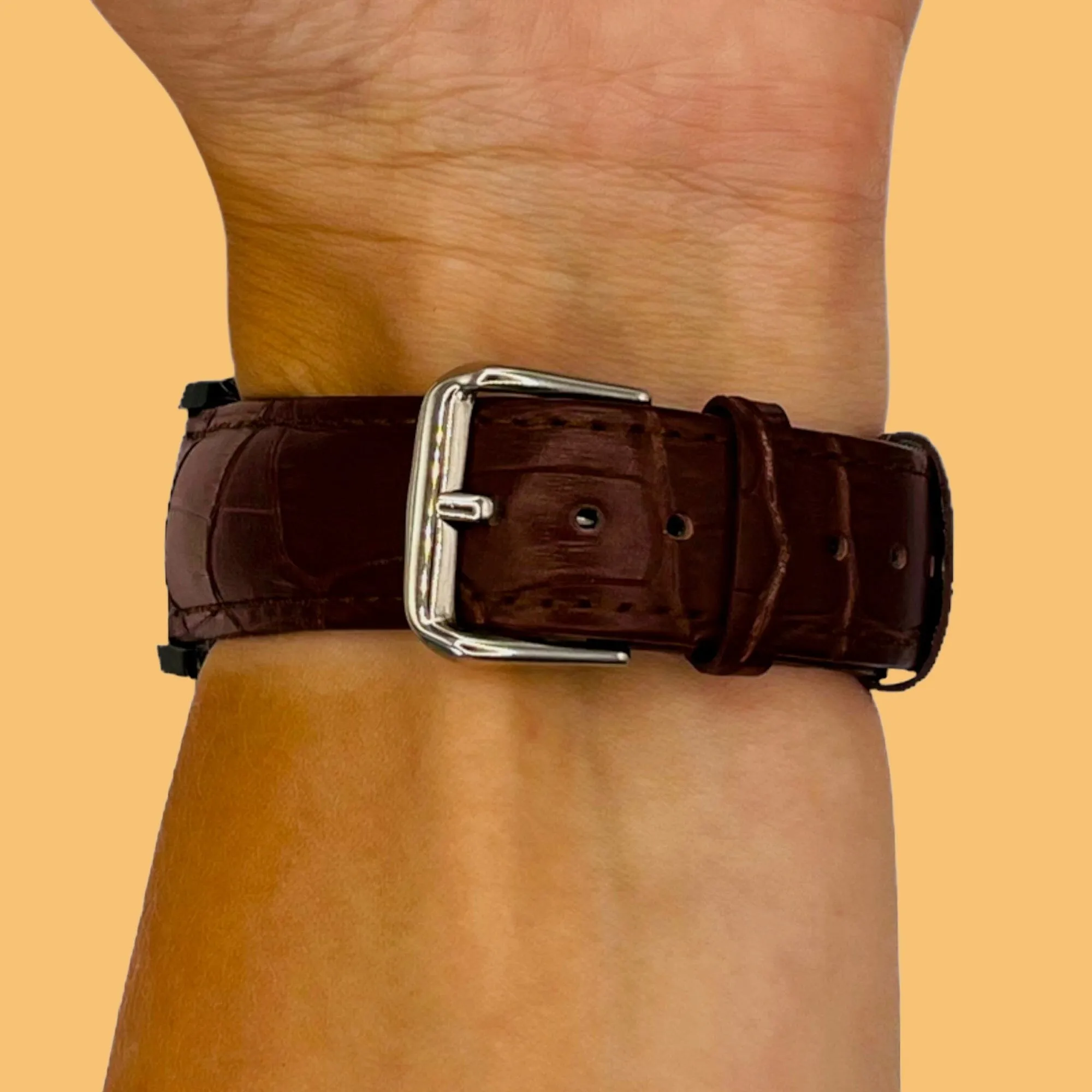Snakeskin Leather Watch Straps Compatible with the Kogan Hybrid  Smart Watch
