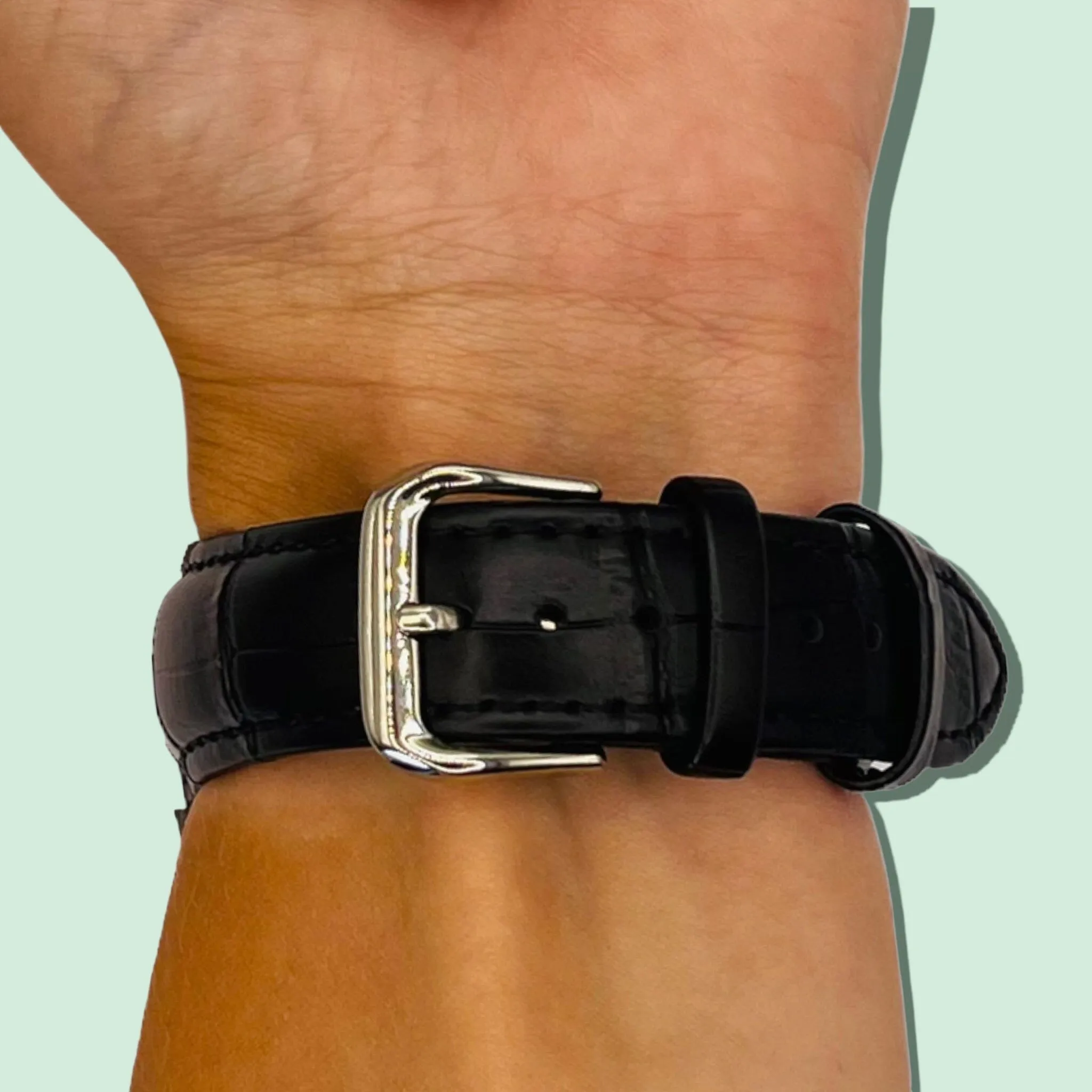 Snakeskin Leather Watch Straps Compatible with the Kogan Hybrid  Smart Watch