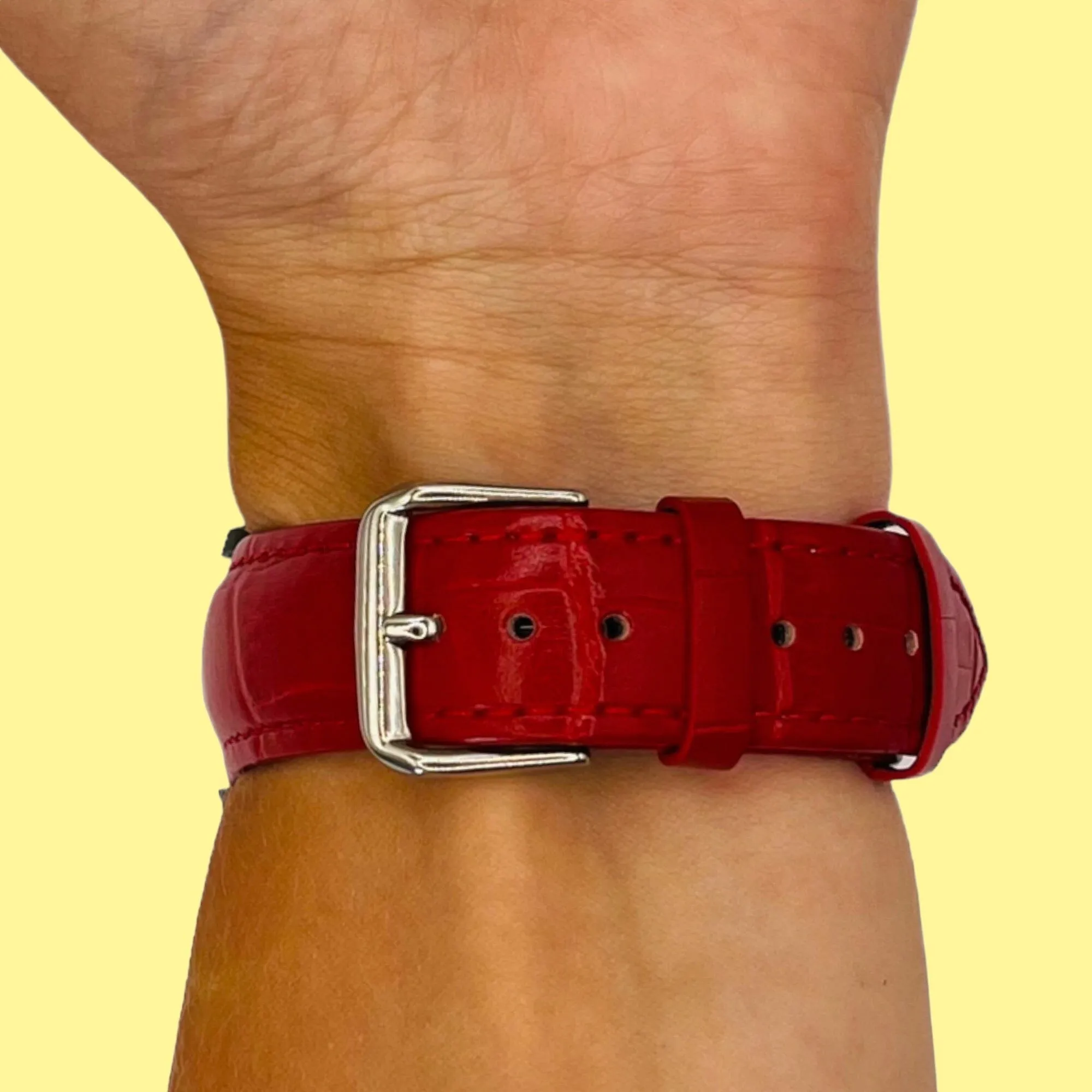 Snakeskin Leather Watch Straps Compatible with the Kogan Hybrid  Smart Watch