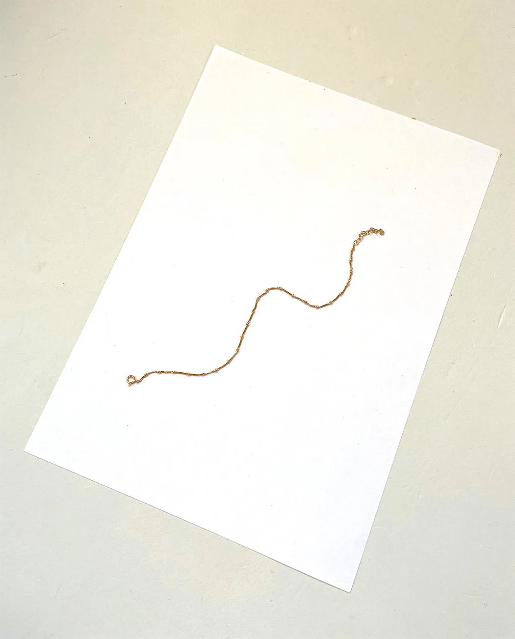 Solar Anklet Gold or Silver