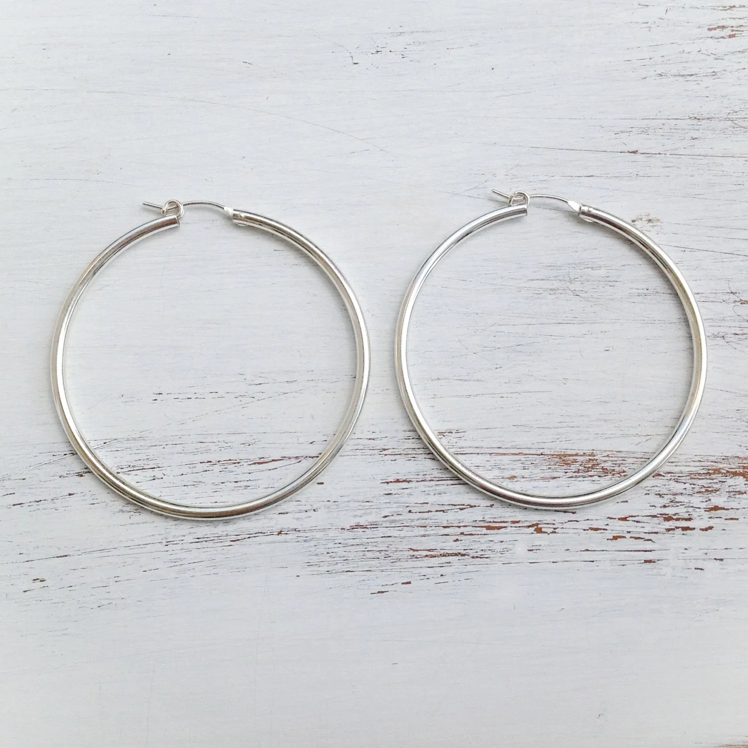 Sterling Silver Hoop Earrings