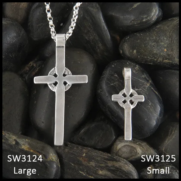 Sterling Silver Kilmory Celtic Cross Pendant