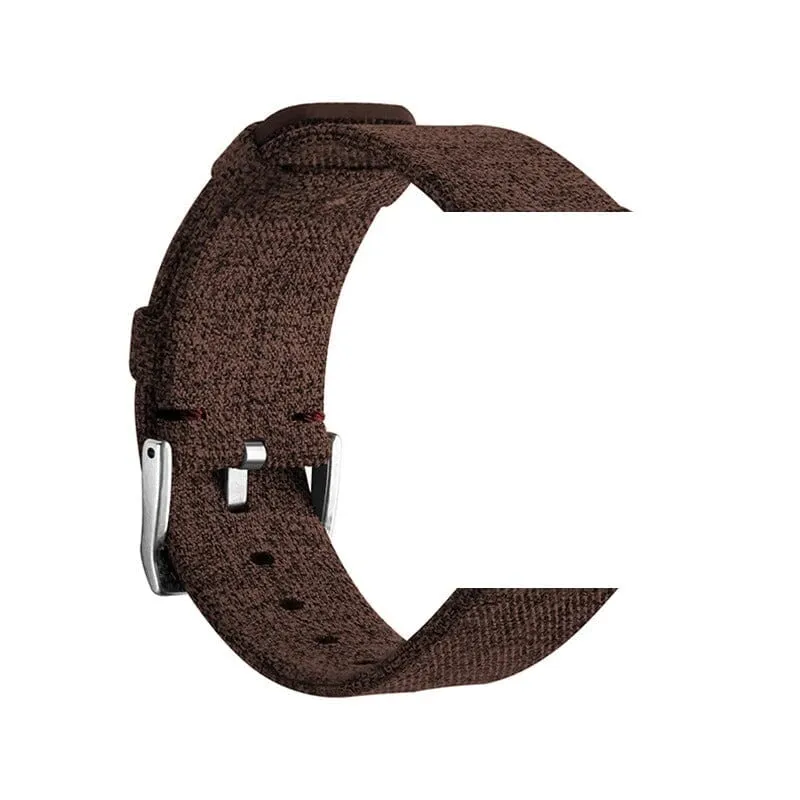 Stylish Canvas Watch Straps Compatible with Kogan Hybrid  Smart Watch