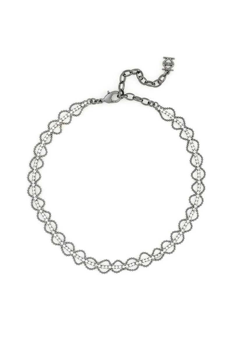 Subtle Flash Choker Necklace