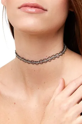 Subtle Flash Choker Necklace