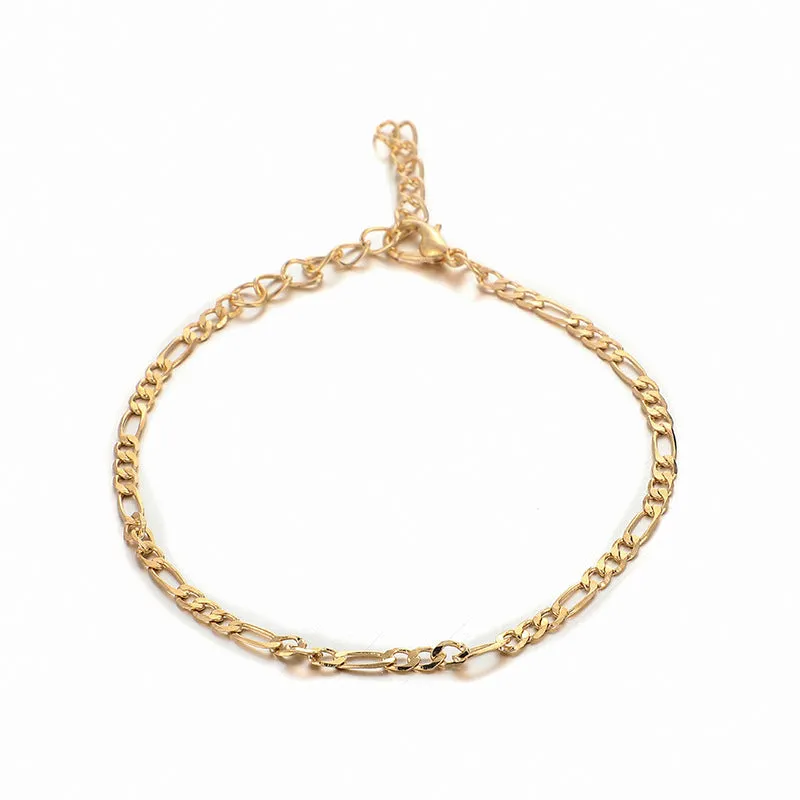 Tassel dotted chain anklet
