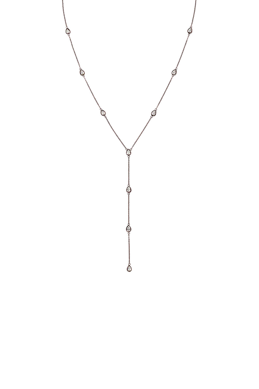 Teardrop Y-Necklace Coffee