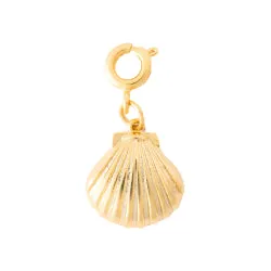 The Crown Seashell Charm