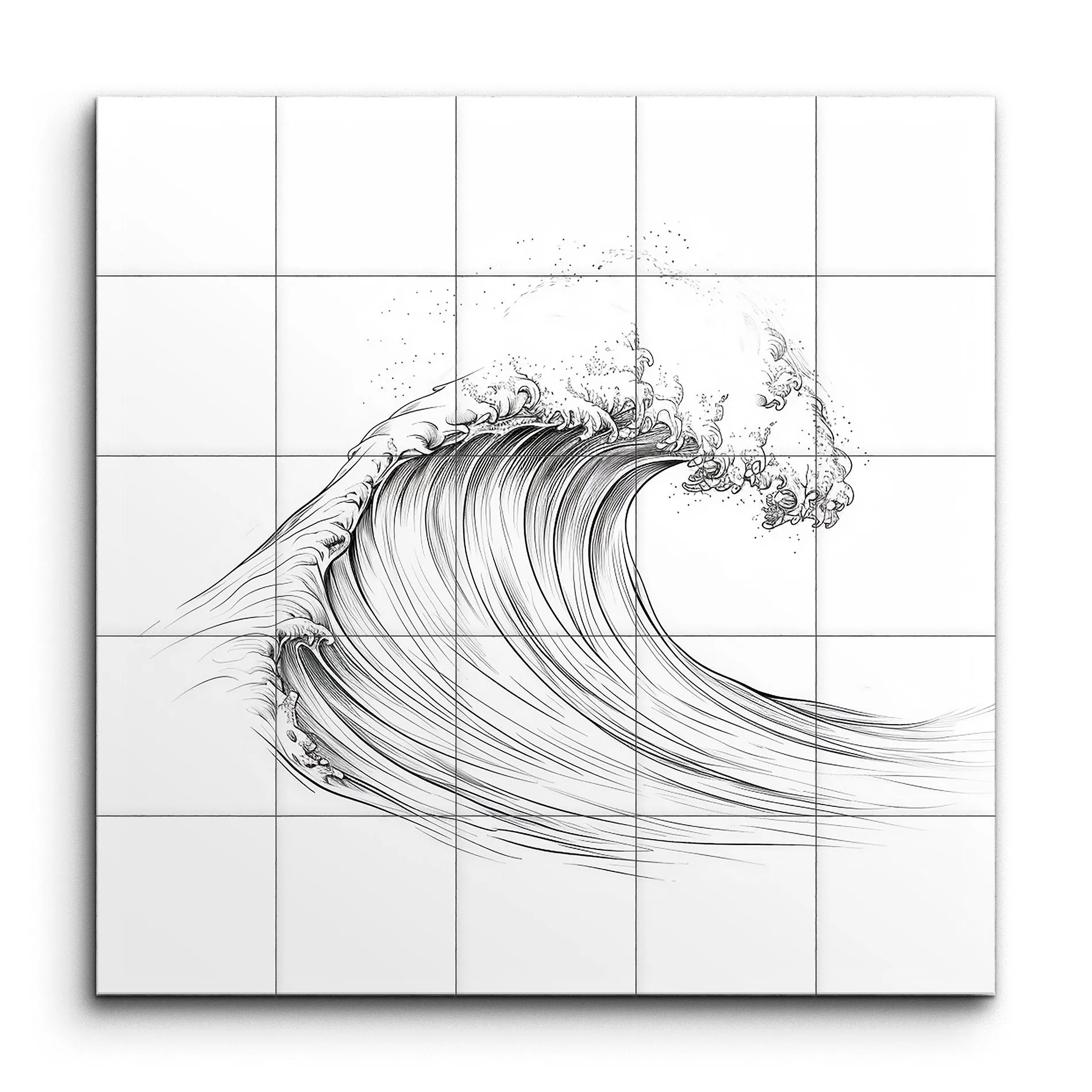 Timeless Elegance: Japanese Wave Masterpiece